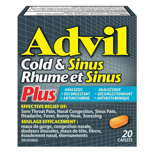 Advil Cold & Sinus Plus - 20 Cplts