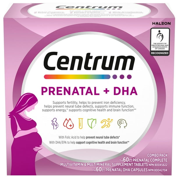 CENTRUM PRENATAL+DHA COMBO 60+60 CAPSULE