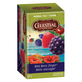 Celestial Tea   Wild Berry Zinger 6 x 20bg