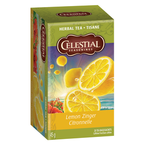 CELESTIAL SEASONINGS TEAS    Herbal Tea, Lemon Zinger    20ct