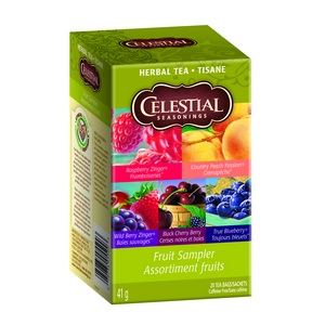 CELESTIAL SEASONINGS TEAS    Assorted Teas, Fruit Tea Sampler    20ct