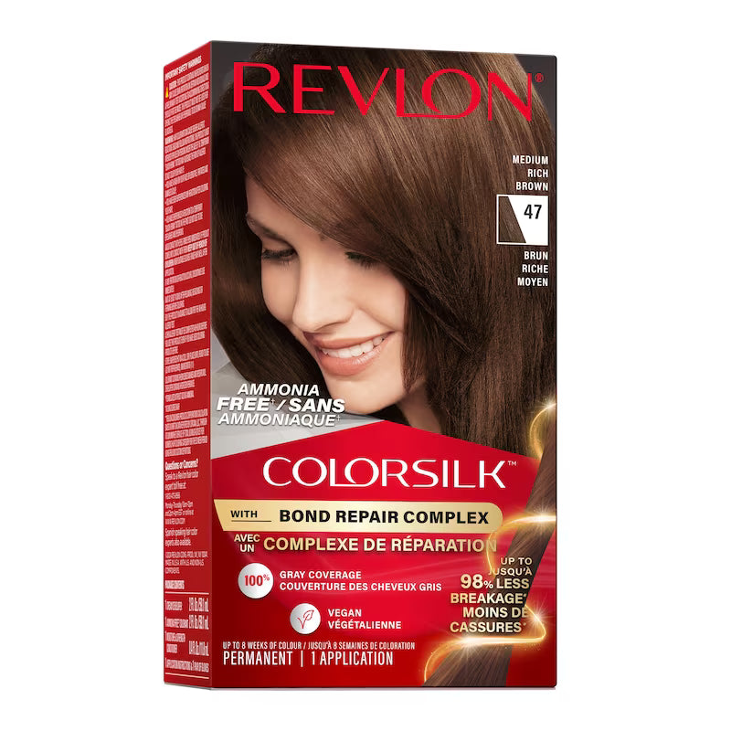 REVLON COLORSILK BOND REPAIR MED RICH BROWN