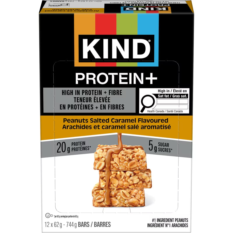 KIND Snacks - Peanuts Salted Caramel 62g (Case of 12)