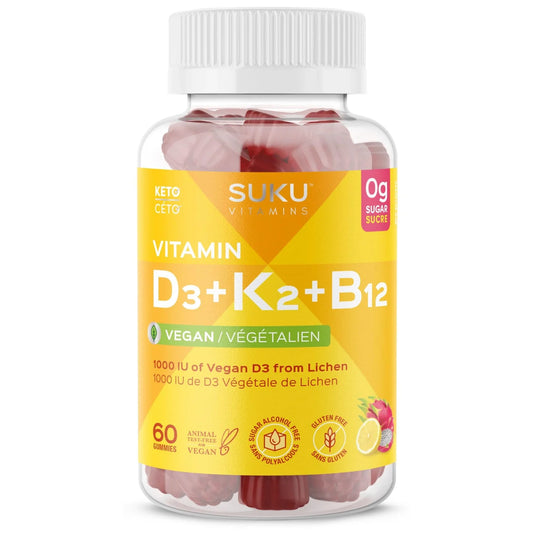 SUKU Vitamins -  Vitamin D3 60 gummies