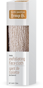 North American Hemp Co.   Hemp Exfoliating Face Cloth 1ea