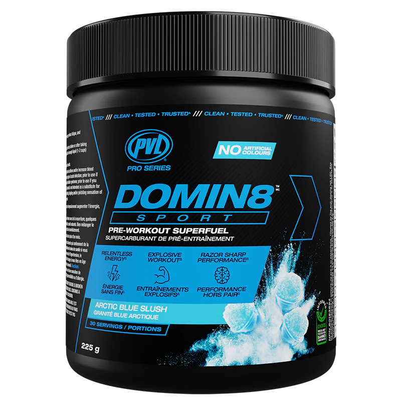 PVL  WHEY PRO+  DOMIN8 SPORT Arctic Blue Slush  225 g