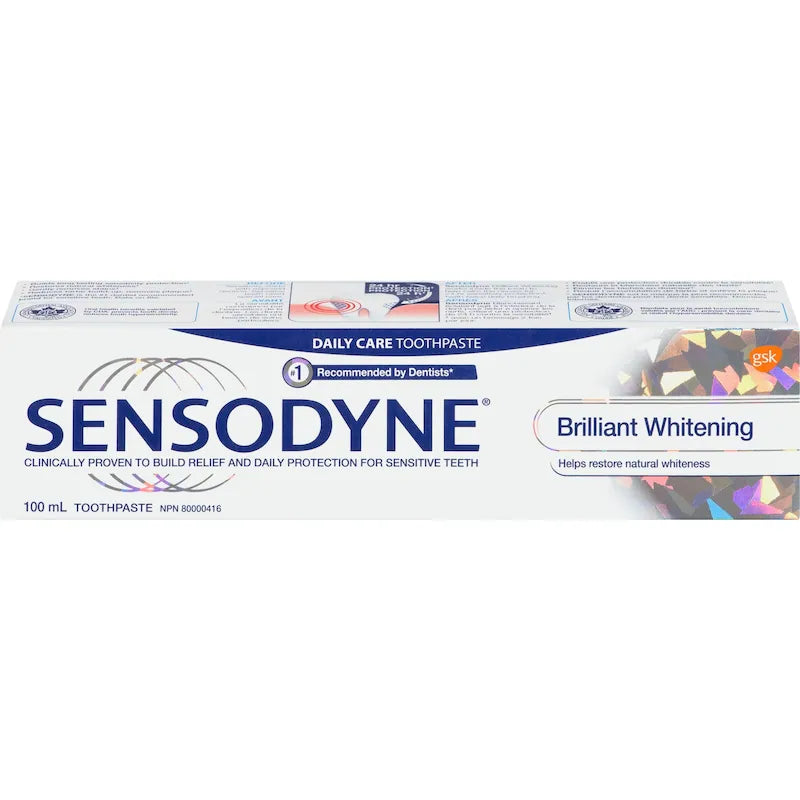 TOOTHPASTE SENSODYNE WHITENING BRILLANT 100ML TOOTHPASTE
