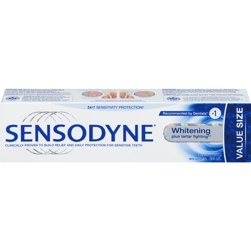 TOOTHPASTE SENSODYNE WHITENING & ANTITARTAR 135ML TOOTHPASTE