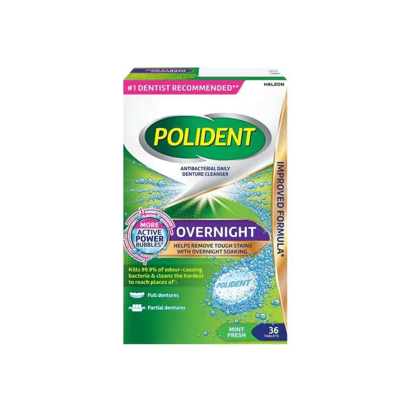 POLIDENT OVERNIGHT TB 36