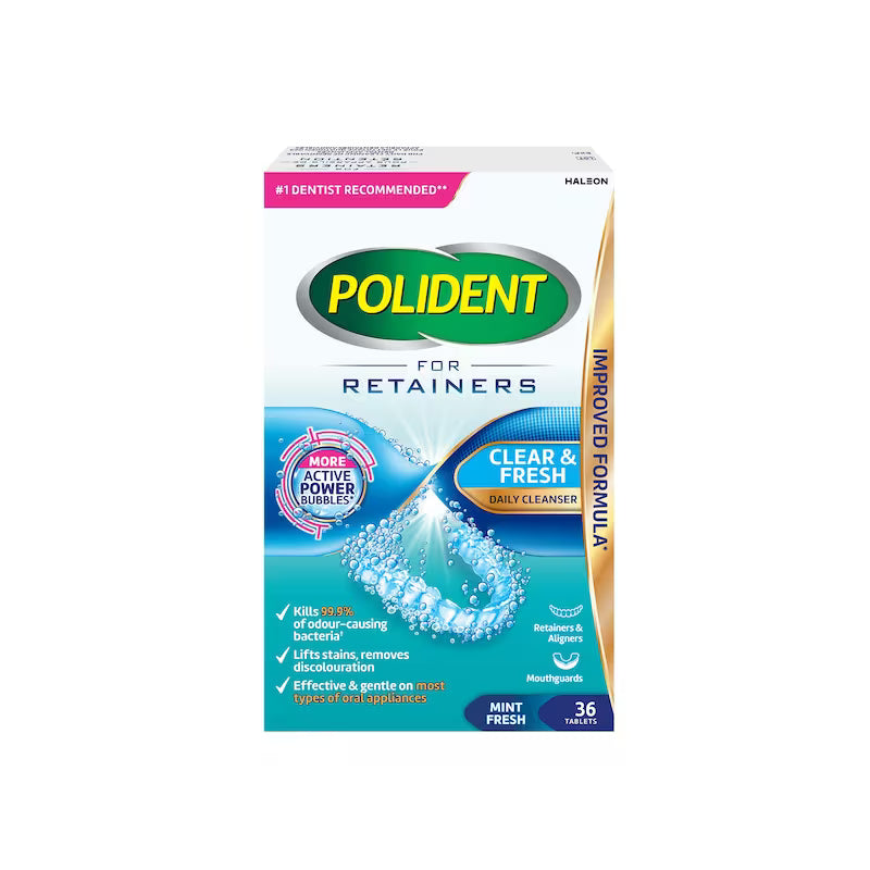 POLIDENT TB FOR RETAINERS 36