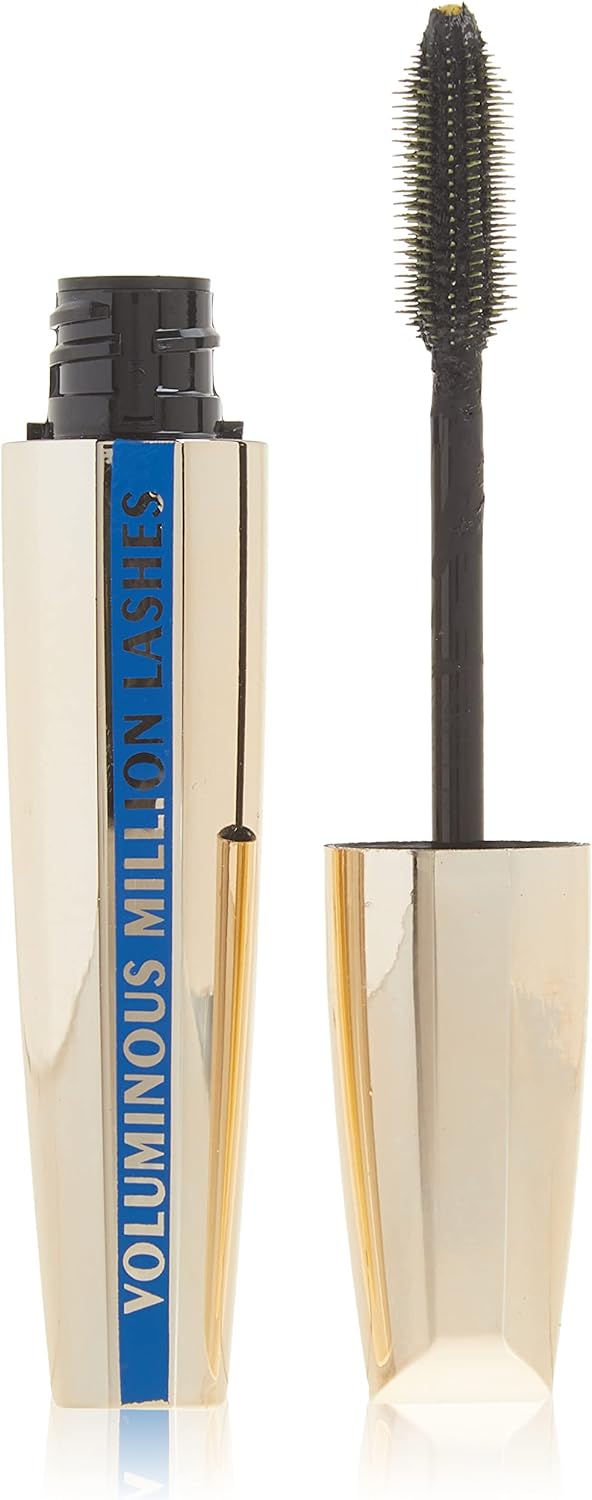 LOREAL VOL MILLION LASHES MASCARA WTRPRF BLKESTBLK pack of 3