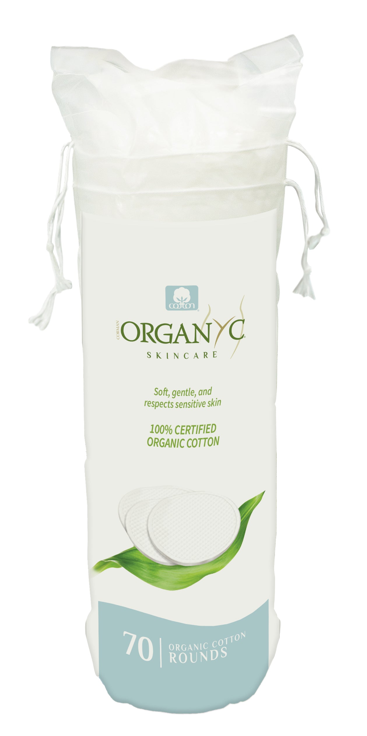 Organyc   Beauty Cotton Rounds 70ct