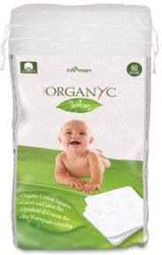 Organyc   Baby Cotton Squares 60ct