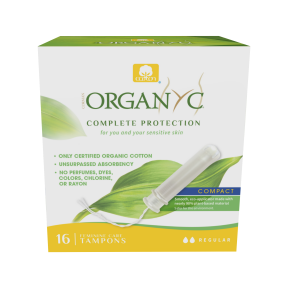 Organyc   Compact Tampons - Regular 16ct