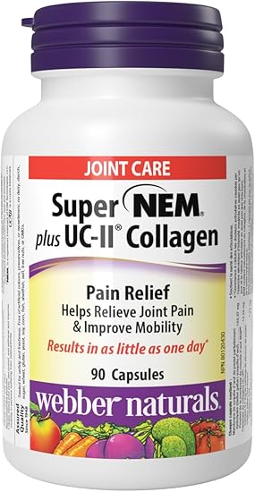 Webber Naturals - Super NEM® plus UC-II® Collagen - 90 Capsules