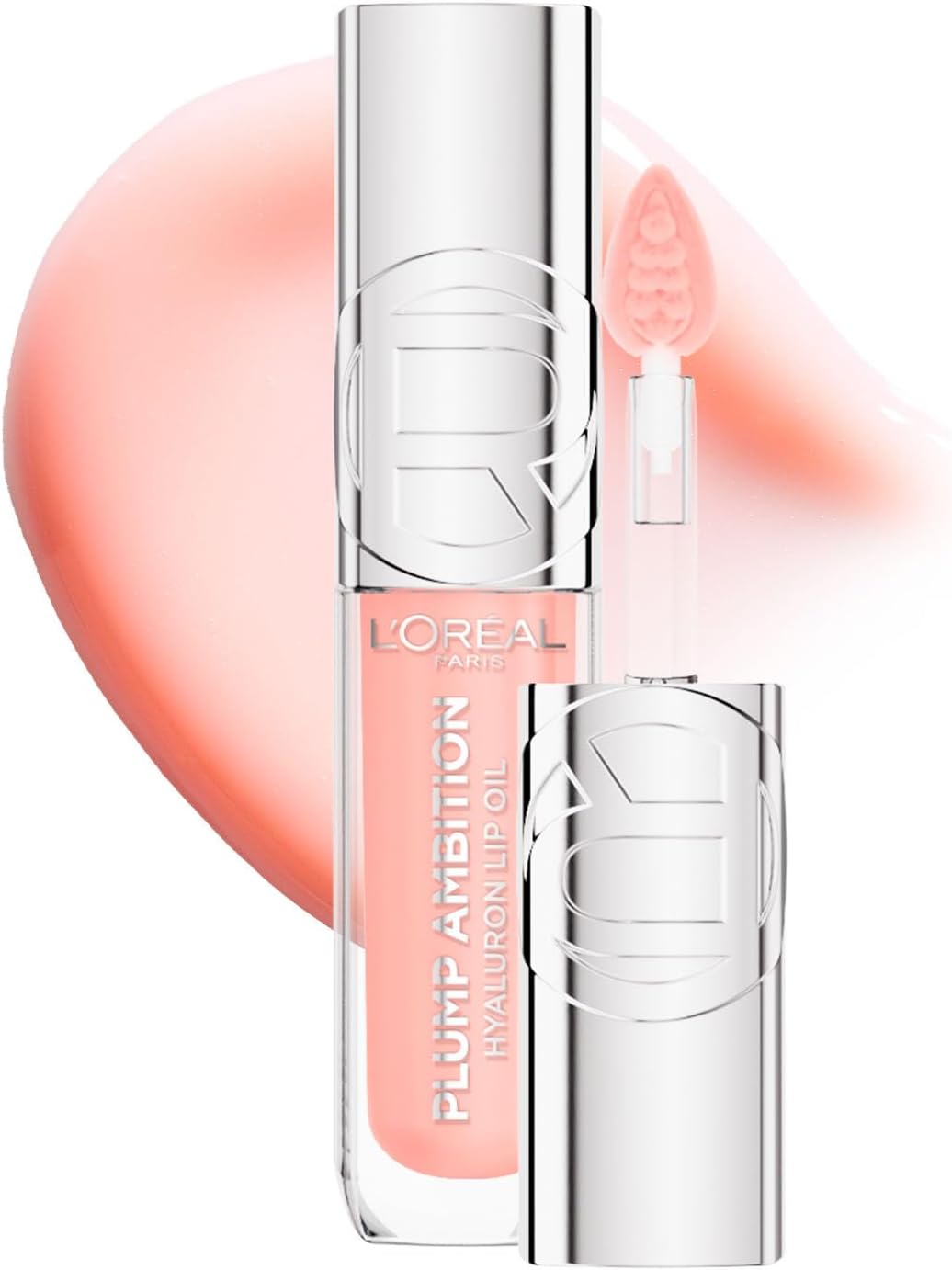 L'OREAL PLUMP AMBITION HYALURON LIP OIL MILKY pack of 2