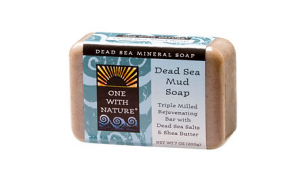 One With Nature   Dead Sea Mud Bar Soap 6 x 200g