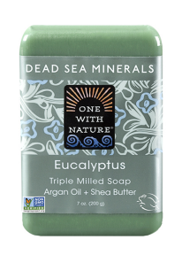 One With Nature   Eucalyptus Bar Soap 6 x 200g