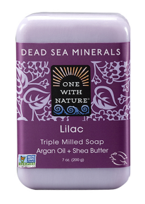One With Nature   Lilac Bar Soap  200g