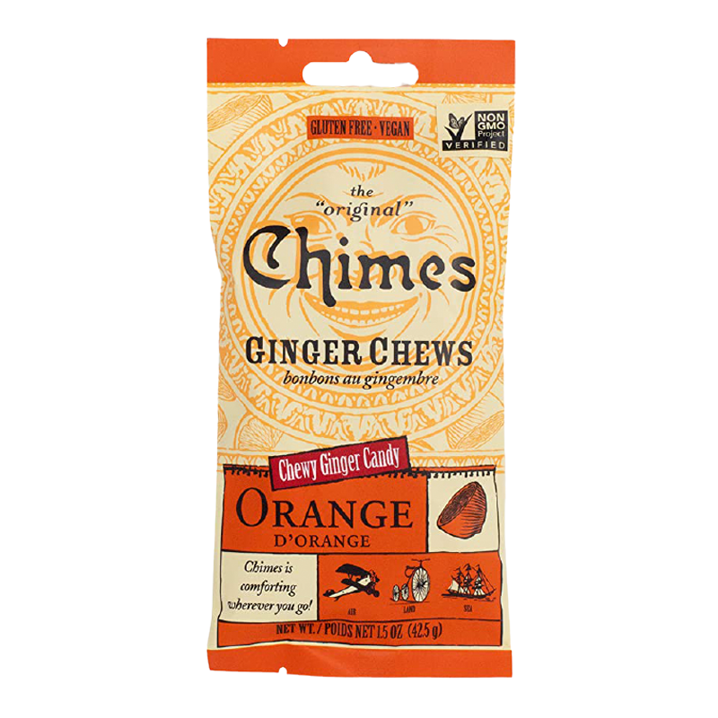 Chimes   Ginger Chews (Pack)   Chimes Ginger Chews Orange42.5G