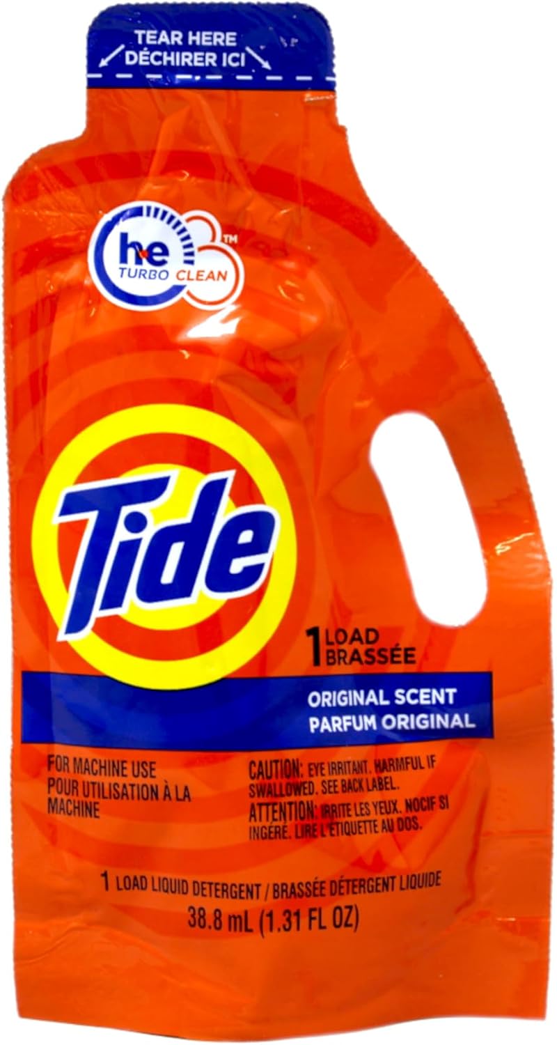 TIDE 1 LOAD LIQ DETERGENT 43ML pack of 12
