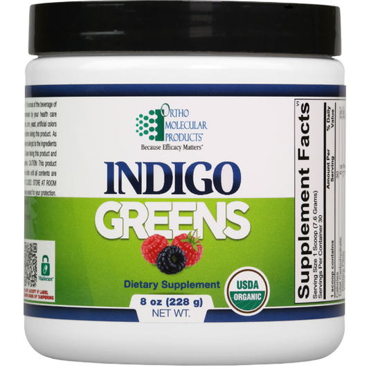 Ortho Molecular   Indigo Greens Powder   30 SVG