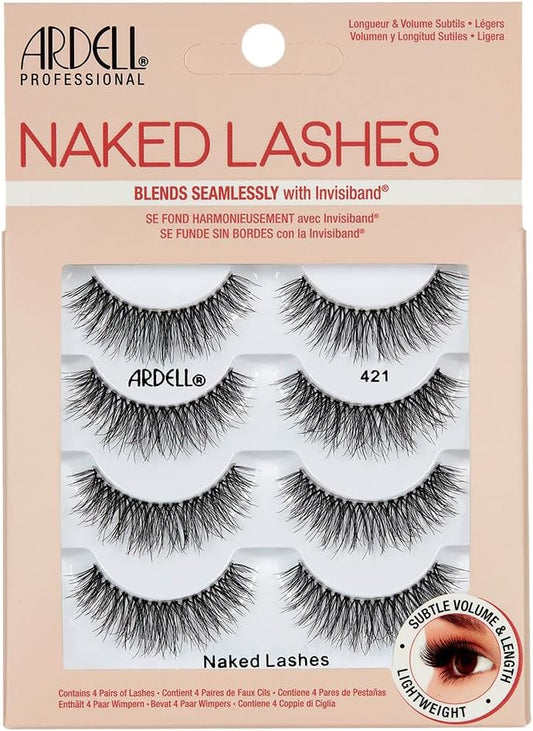 ARDELL LASHES NAKED 421 4PR pack of 4