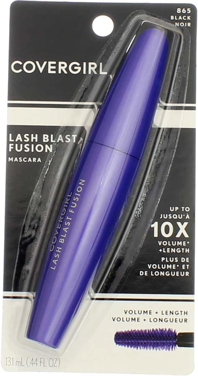 COVER GIRL LASHBLAST FUSION MASCARA 865 BLACK pack of 3