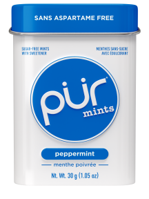 PUR   Mints-Peppermint,30ct,12/tray