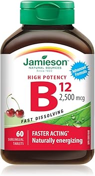 Jamieson    JMS Vitamin B12 2500mcg Sublingual 60's    60Sublingual Tablets