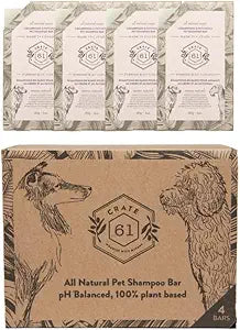 Crate 61 Organics Inc.   Cedarwood & Patchouli Pet Sham Bar 8 x 110g