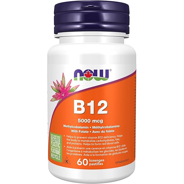 NOW    B-12 Methyl form 5000mcg 60Loz