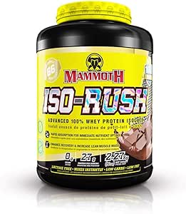 Mammoth   Mammoth Iso-Rush, Chocolate Ice Cream 5lb