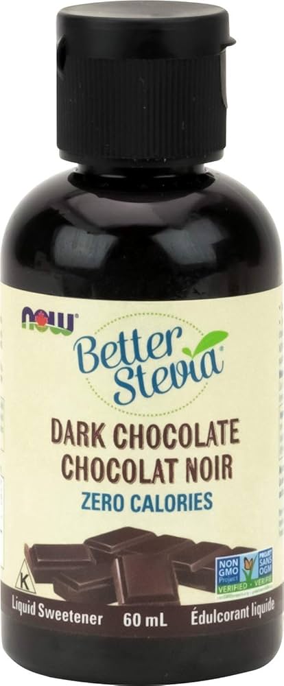 NOW    BetterStevia Liquid Extract (Dark Chocolate ) 60mL