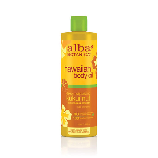ALBA BOTANICA    Hawaiian Spa Treatments    ALBA BOTANICA    Hawaiian Spa Treatments    Org Kukuinut Massage Oil 8.5oz