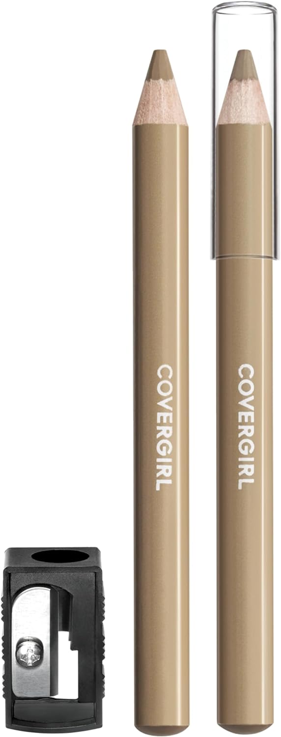 COVER GIRL BROW&EYEMAKERS 2PENCL&1SHARPN SFT BLOND pack of 2