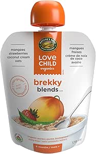 Love Child   Brekky Blends   Mangoes Strawberries Ginger128ML