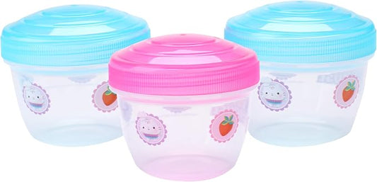 GABBY STACKABLE SNACK CUPS W/ HANDLE 3PC pack of 6