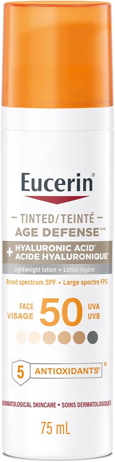 EUCERIN LOTION AGE DEFENSE TINTED 75ML LOTION