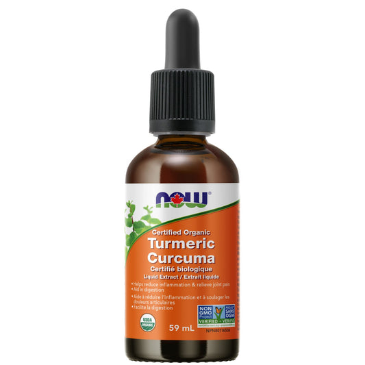 NOW    Organic Turmeric Liquid Extract 59mL