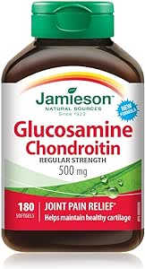 Jamieson    JMS Glucosamine Chondroitin 500mg 180's    180Softgels