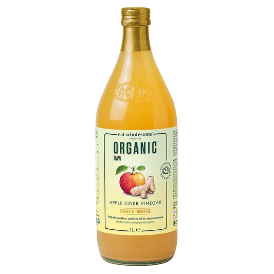 Eat Wholesome      Organic  Apple Cider Vinegar With Ginger, Turmeric & Chili 1L