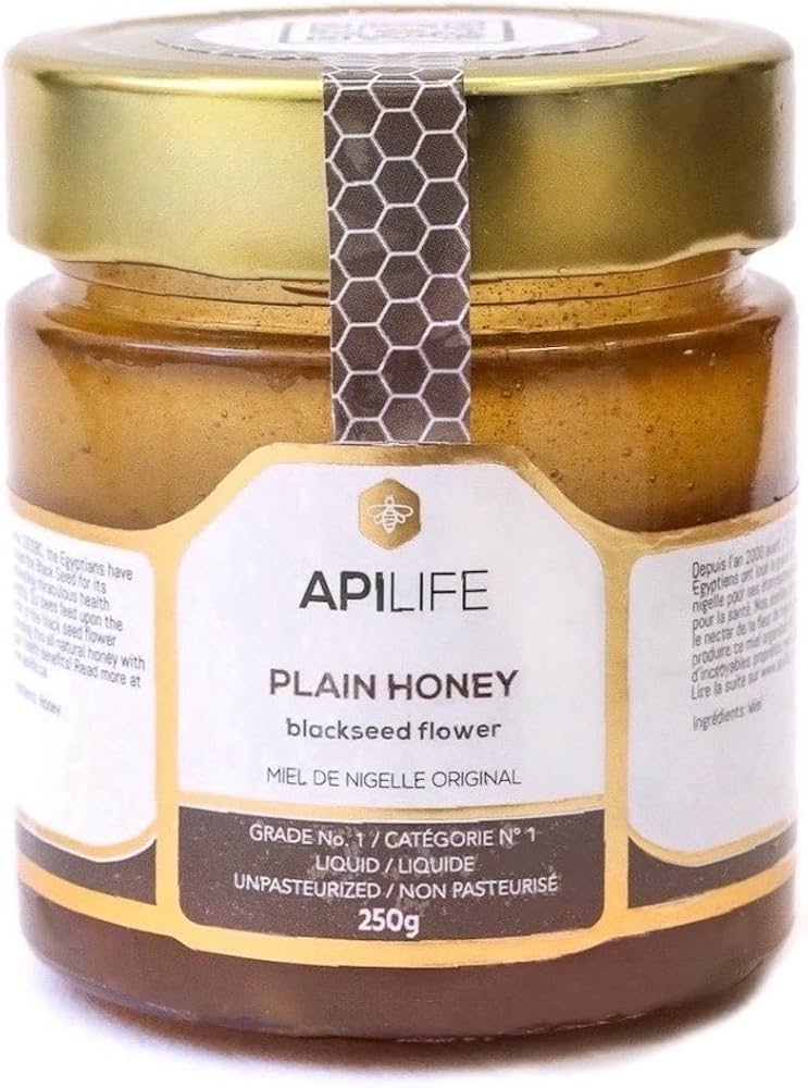 Apilife   API Health Blackseed Honey Black Seed Honey Plain 250 g