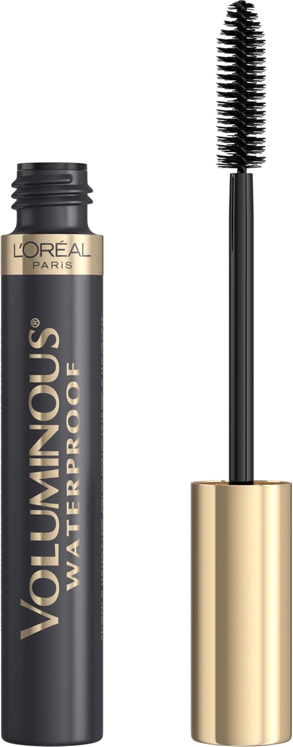 LOREAL VOLUMINOUS MASCARA WATERPROOF BLACK pack of 3