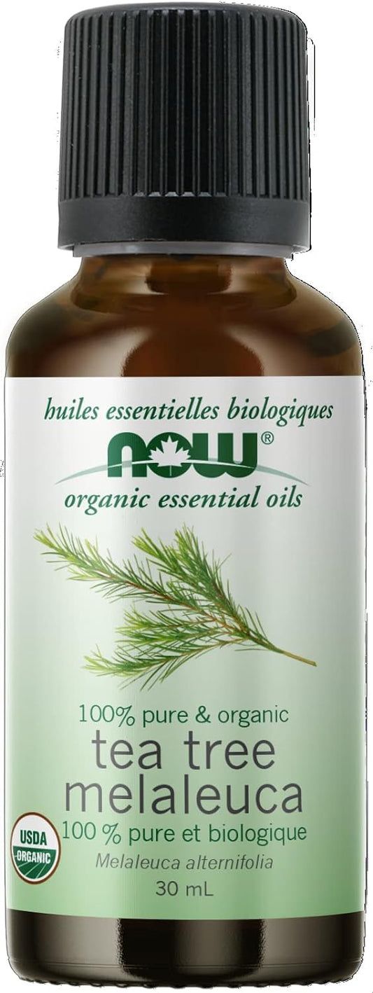 NOW    Organic Tea Tree Oil (Melaleuca alternifolia)30mL