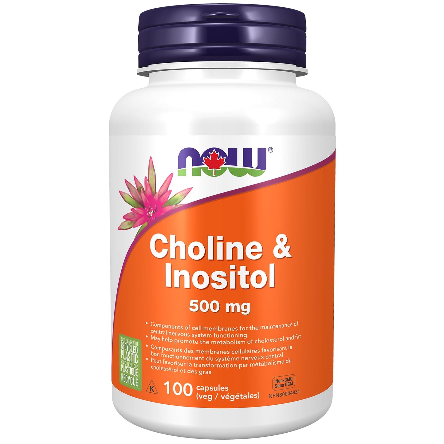 NOW    Choline/Inositol 500mg 100cap