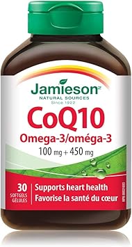 Jamieson    JMS CoQ10 100mg Orange    30Softgels