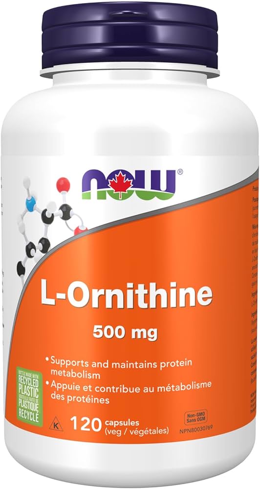NOW    L-Ornithine 500mg 120vcap
