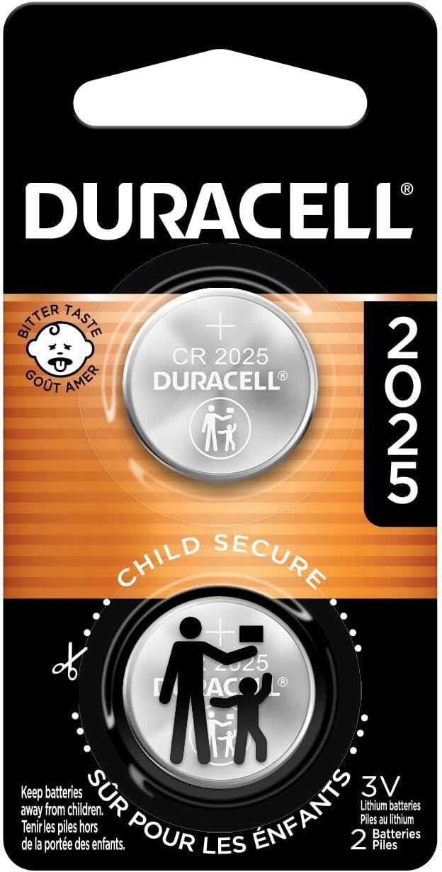 DURACELL LITHIUM BATTERY 2025 PK2