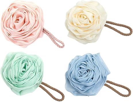 Mesh Bath Sponge (Flower)